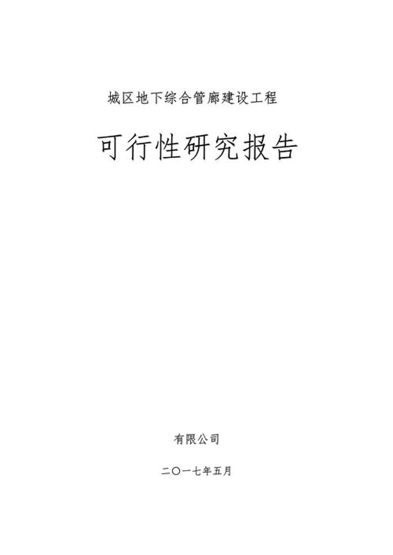 投资可行性报告
